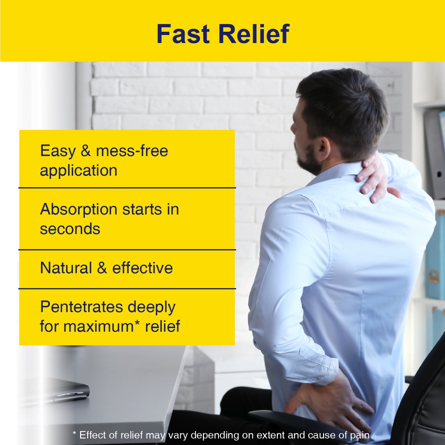 Sensur Natural & Ayurvedic Pain Relief Lotion, 50ml, Fast Relief, All Pains, One solution
