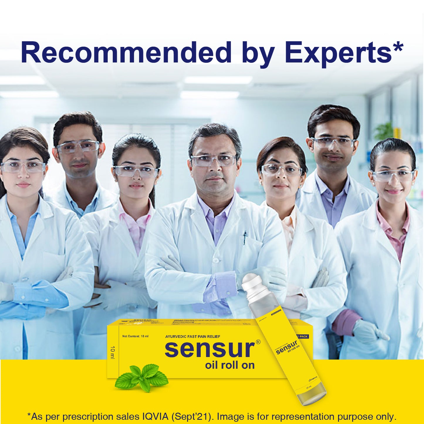 Sensur Natural & Ayurvedic Pain Relief Oil Roll on, 10ml