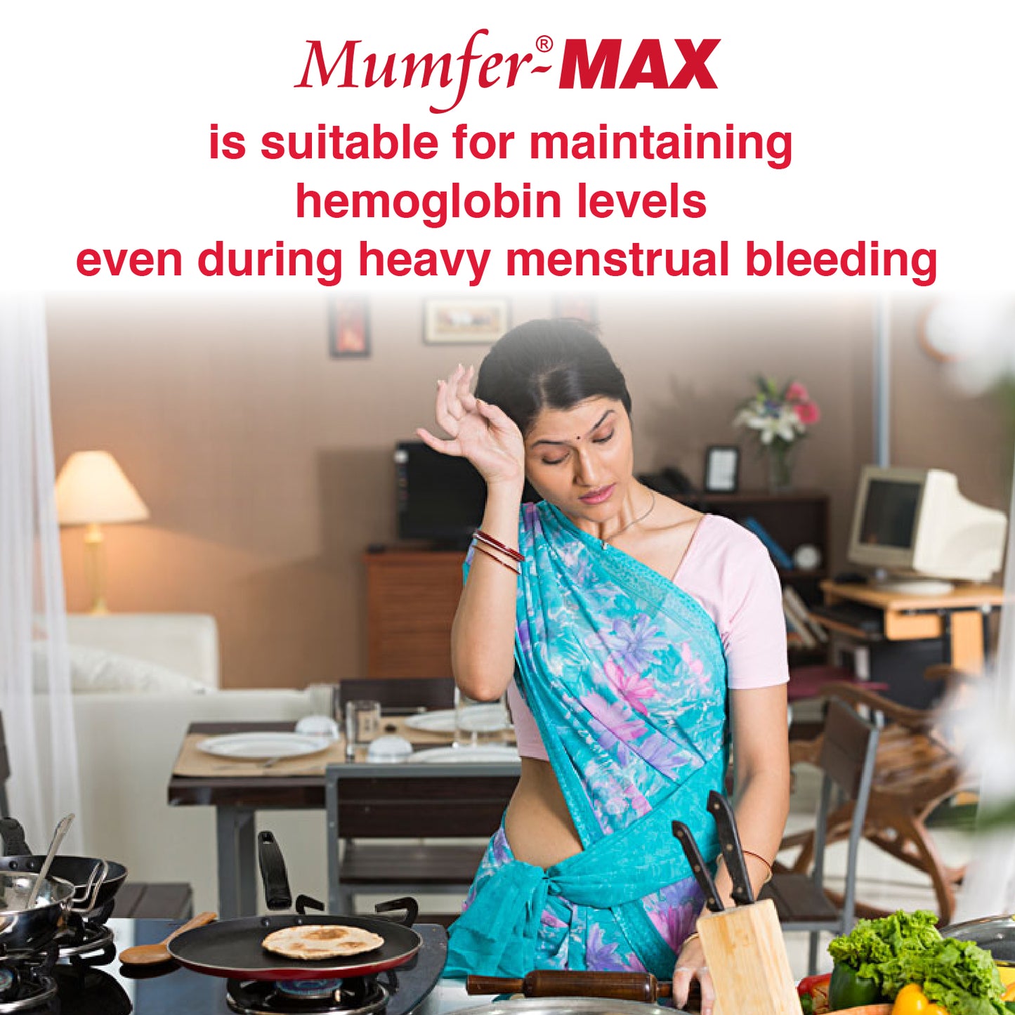 Mumfer-Max Iron, Folic Acid Supplement, Vitamin C & Vitamin-B12, Supports Blood Building, Immunity And Energy
