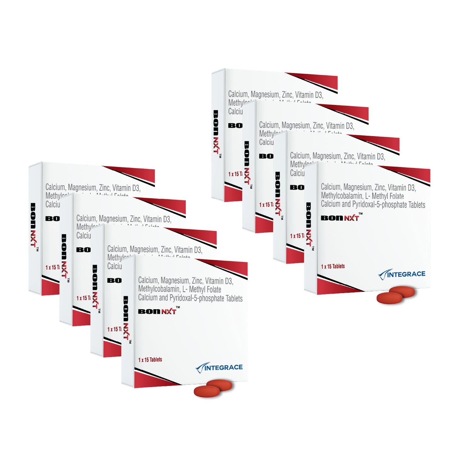 Bon NXT Multivitamin, Boosts Immunity, Improves Bone Health, Contains Zinc, Advanced Calcium, Magnesium, Vitamin D3, Vitamin B12 & Folic Acid, Daily Supplement for Men and Women
