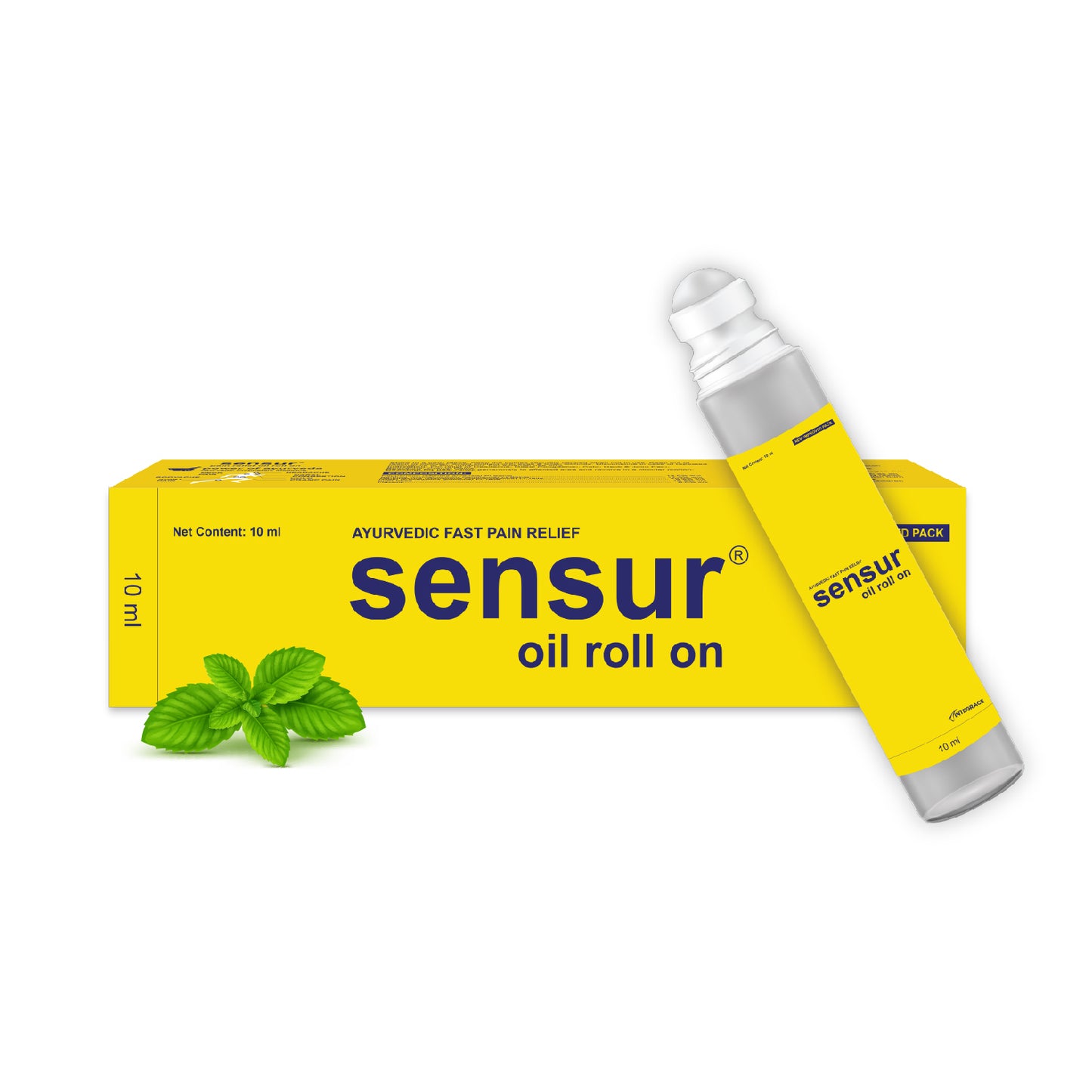 Sensur Natural & Ayurvedic Pain Relief Oil Roll on, 10ml