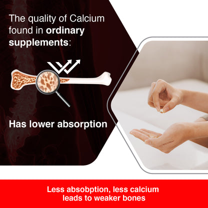 Bon K2 HD with Advanced Calcium – 100 Tablets in 10 Strips,  Enriched with Calcium Citrate Malate, Vitamin D3 and Vitamin K2-7, Multivitamin supplements for Men & Women