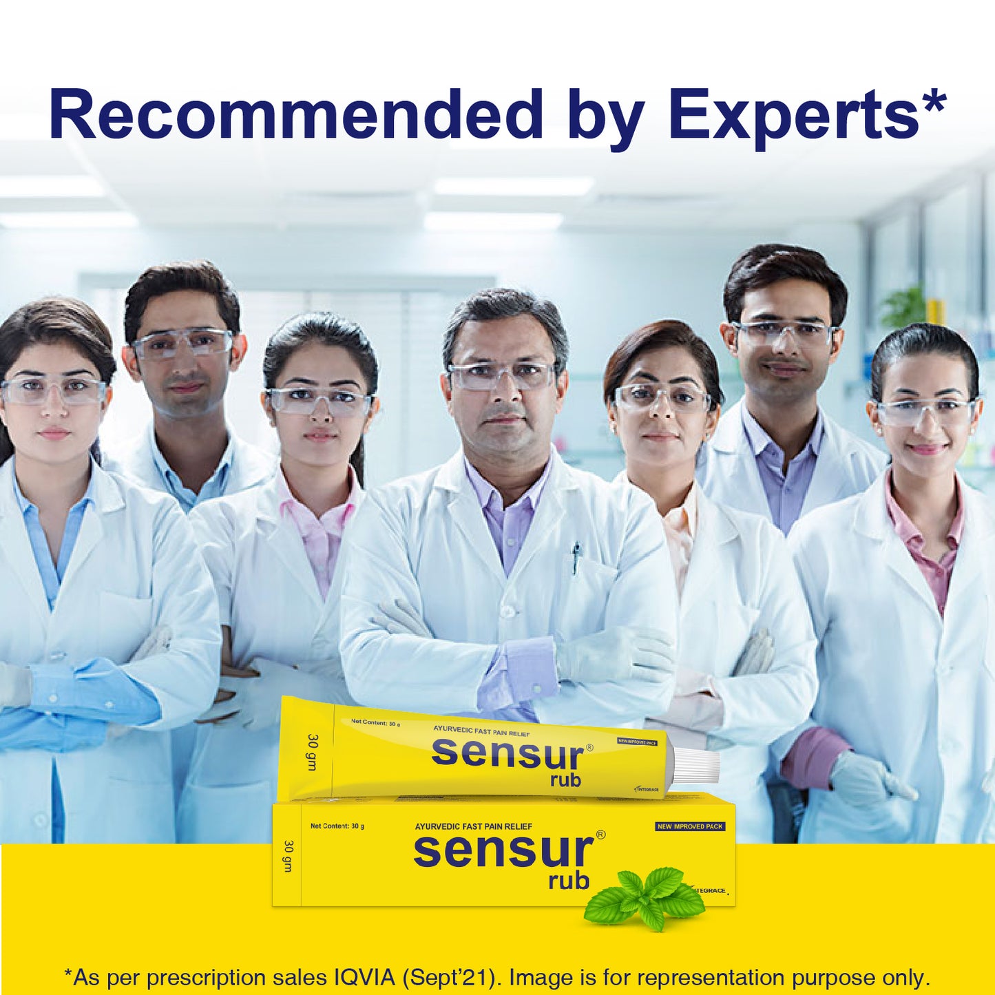 Sensur Natural and Ayurvedic Pain Relief Rub, 30g,  Fast Relief, All pains, One solution