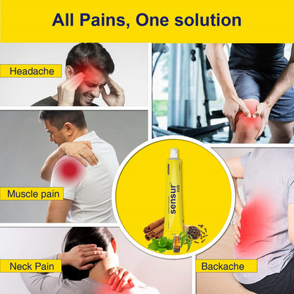Sensur Natural and Ayurvedic Pain Relief Rub, 30g,  Fast Relief, All pains, One solution