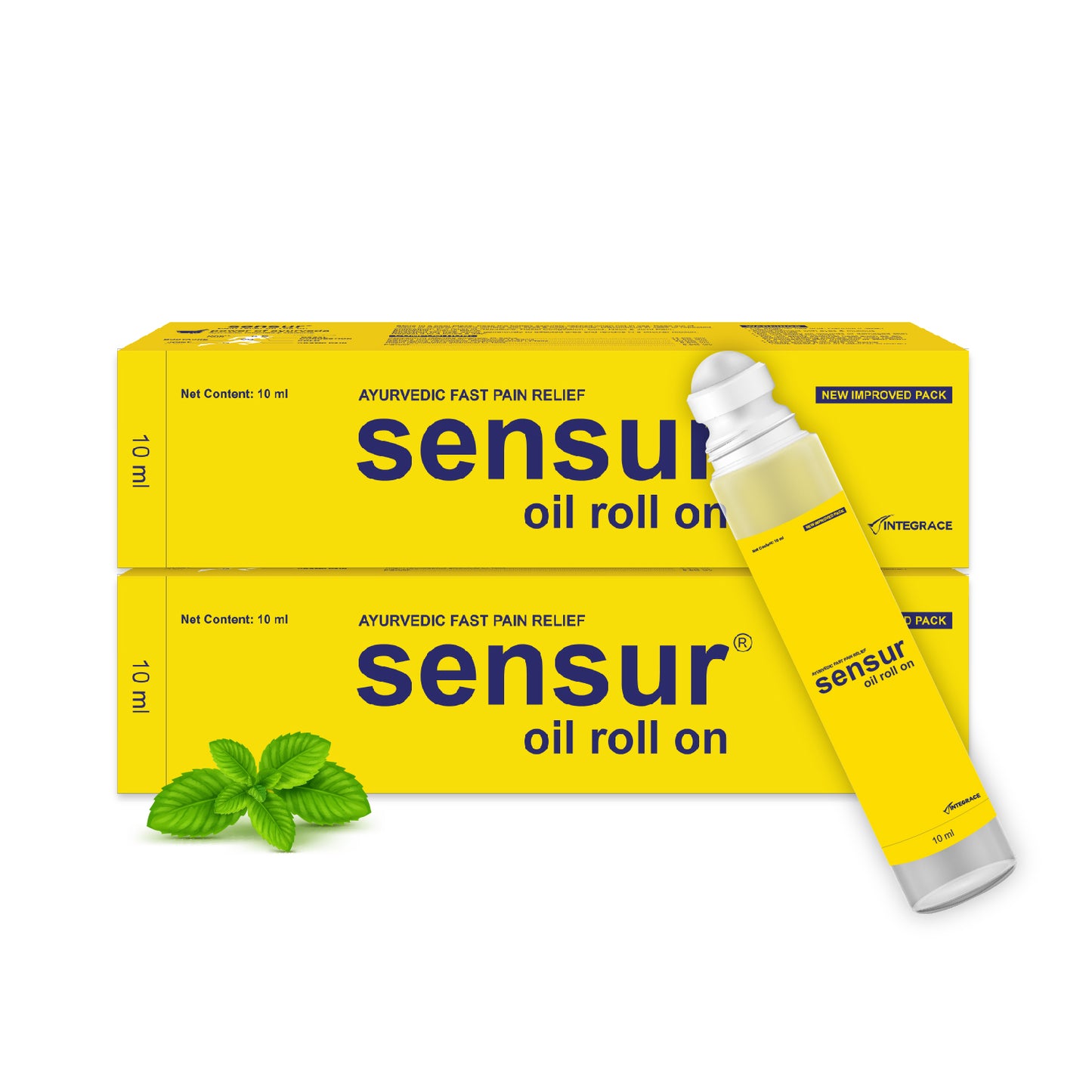 Sensur Natural & Ayurvedic Pain Relief Oil Roll on, 10ml