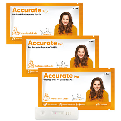 Accurate Pro One Step Urine HCG Pregnancy Test Kit, More than 99% Accurate, Easy to Use and Fast Results