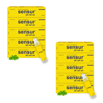 Sensur Natural & Ayurvedic Pain Relief Oil Roll on, 10ml