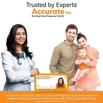 Accurate Pro One Step Urine HCG Pregnancy Test Kit, More than 99% Accurate, Easy to Use and Fast Results