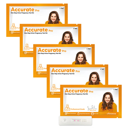Accurate Pro One Step Urine HCG Pregnancy Test Kit, More than 99% Accurate, Easy to Use and Fast Results