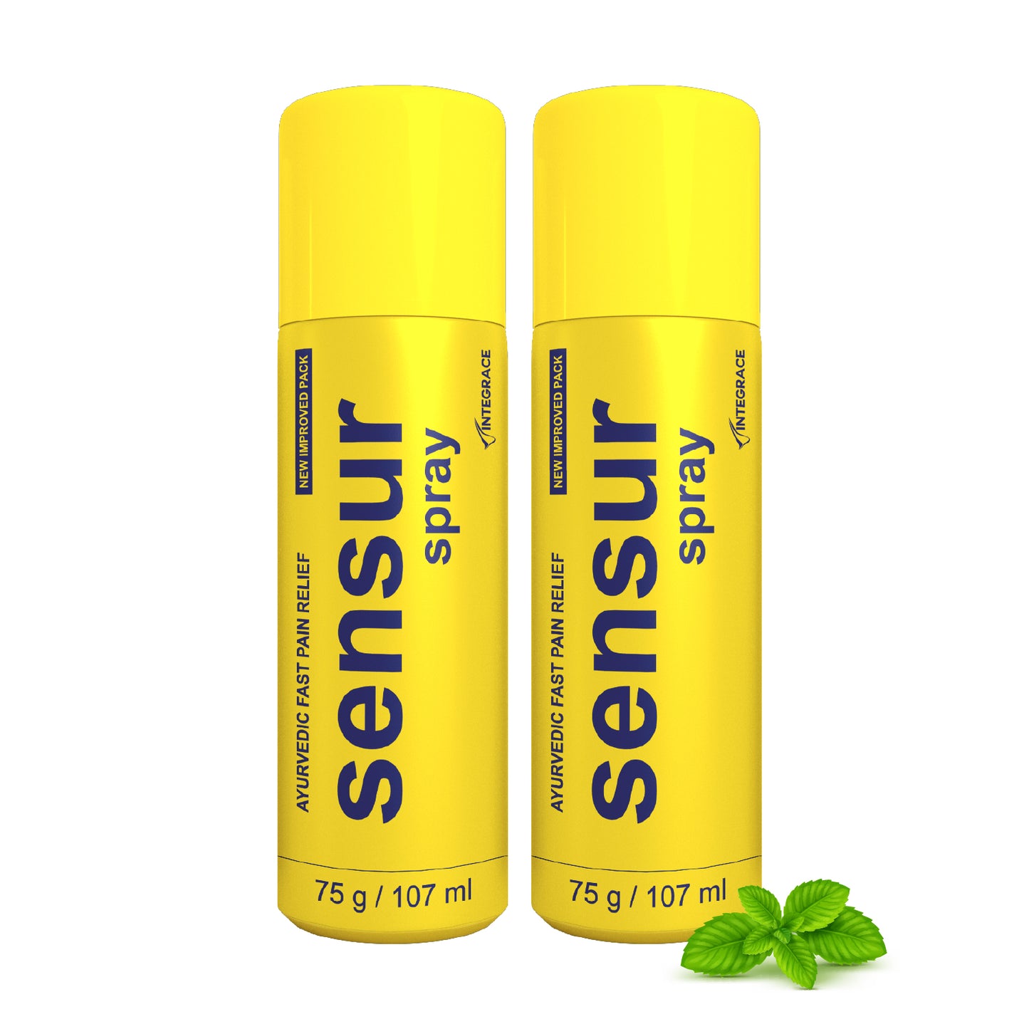 Sensur Ayurvedic Fast Pain Relief Spray, 107ml,  Safe for Men, Women & Kids, 100% Ayurvedic Formula with Fast Action