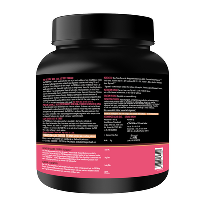 BON PURE WHEY Designed For Today's Women, 1kg | Muscle Recovery, Bone Strength, Menstrual Health & Holistic Wellbeing | Folic Acid for Menstrual Health, Vit B6 & Zinc for Immunity | Vit C, Biotin for Healthy Skin, Hair & Nails