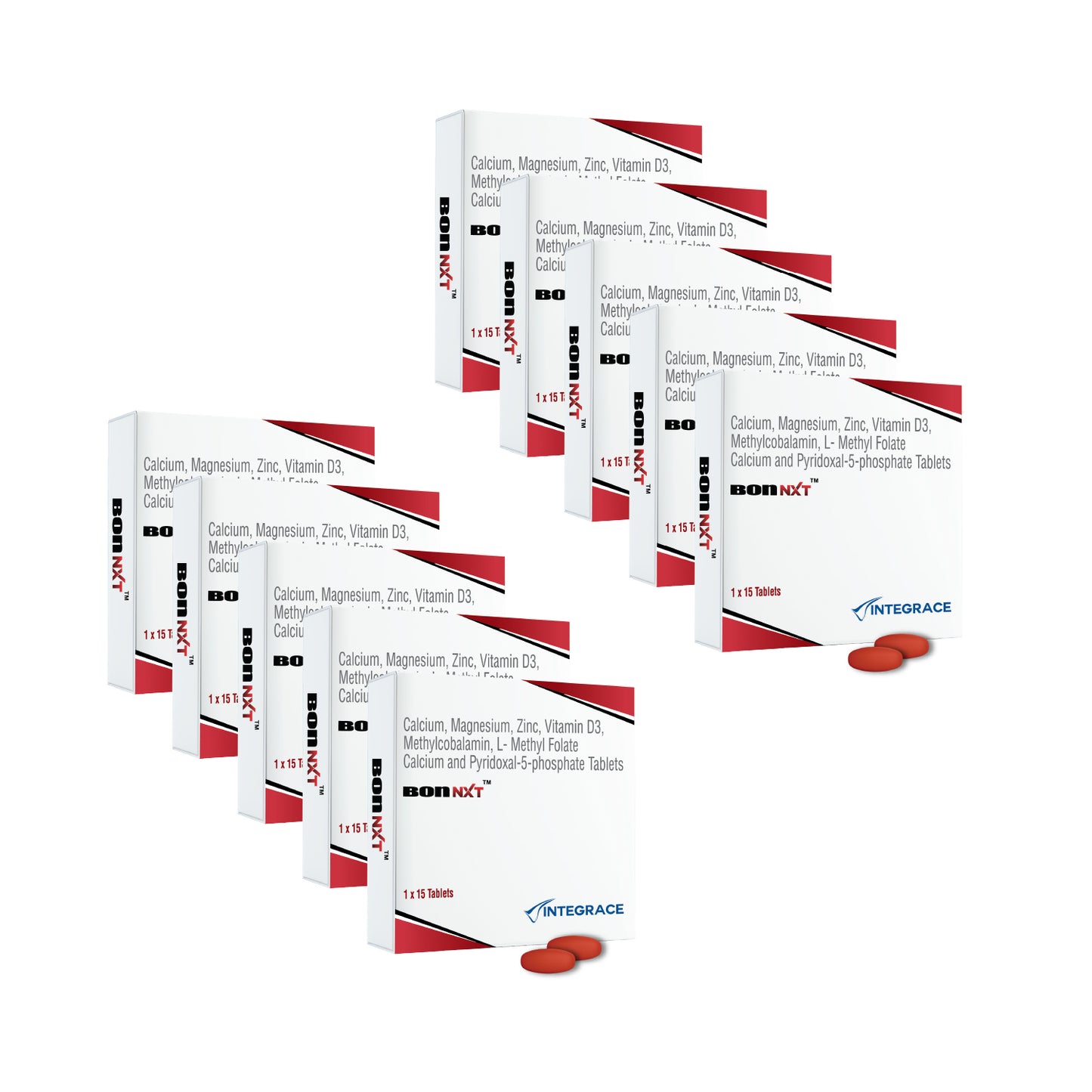 Bon NXT Multivitamin, Boosts Immunity, Improves Bone Health, Contains Zinc, Advanced Calcium, Magnesium, Vitamin D3, Vitamin B12 & Folic Acid, Daily Supplement for Men and Women