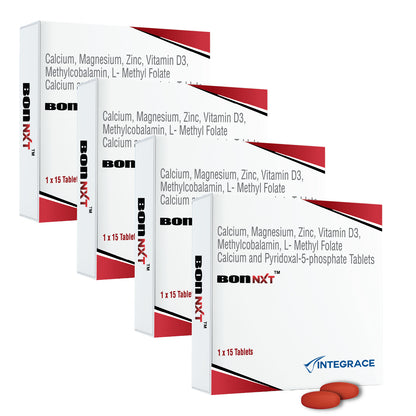 Bon NXT Multivitamin, Boosts Immunity, Improves Bone Health, Contains Zinc, Advanced Calcium, Magnesium, Vitamin D3, Vitamin B12 & Folic Acid, Daily Supplement for Men and Women
