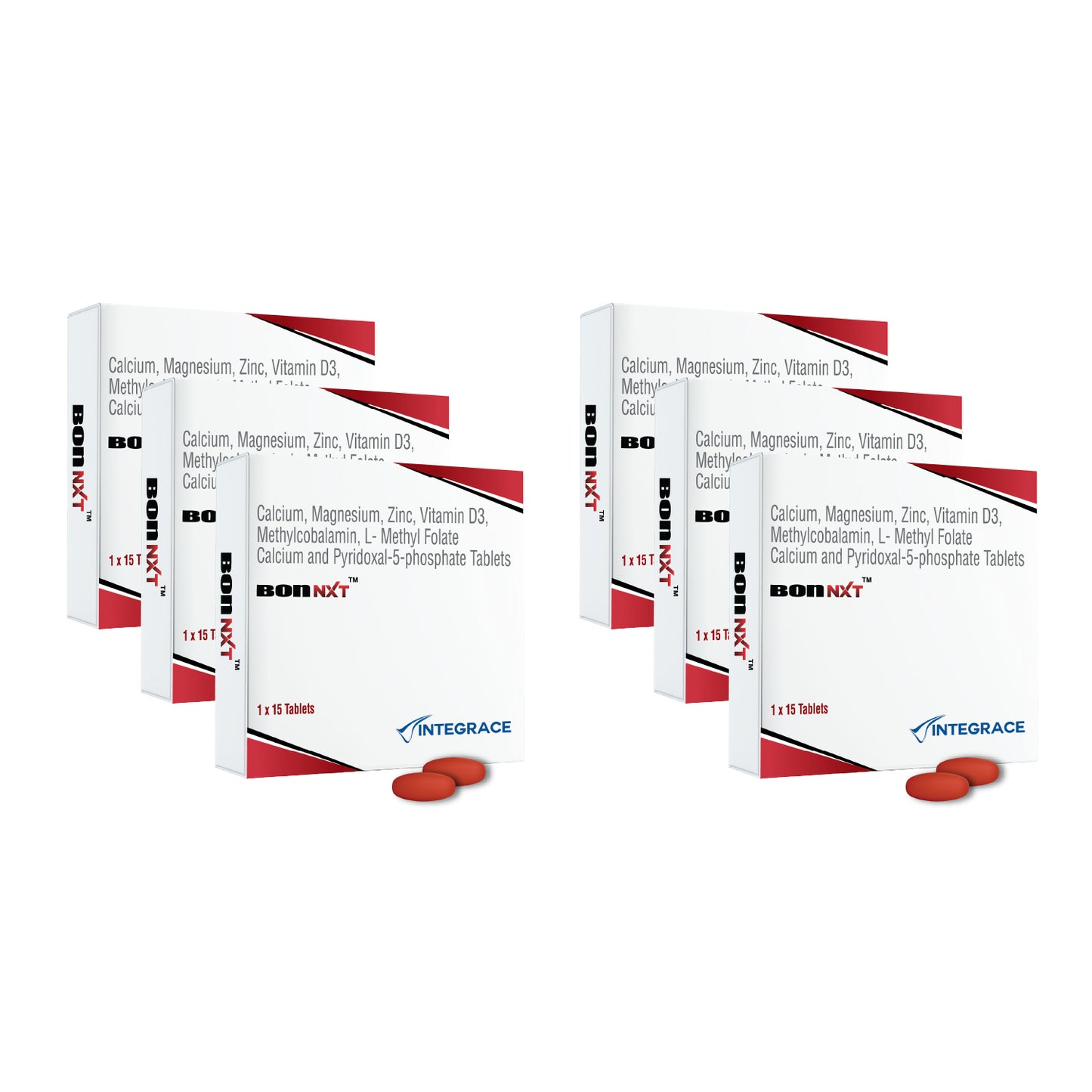 Bon NXT Multivitamin, Boosts Immunity, Improves Bone Health, Contains Zinc, Advanced Calcium, Magnesium, Vitamin D3, Vitamin B12 & Folic Acid, Daily Supplement for Men and Women