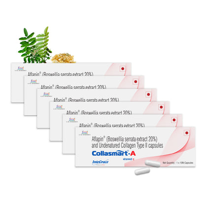 Collasmart-A UC-II Undenatured Type 2 Collagen with Plant Extract - Aflapin (Boswellia Serrata)