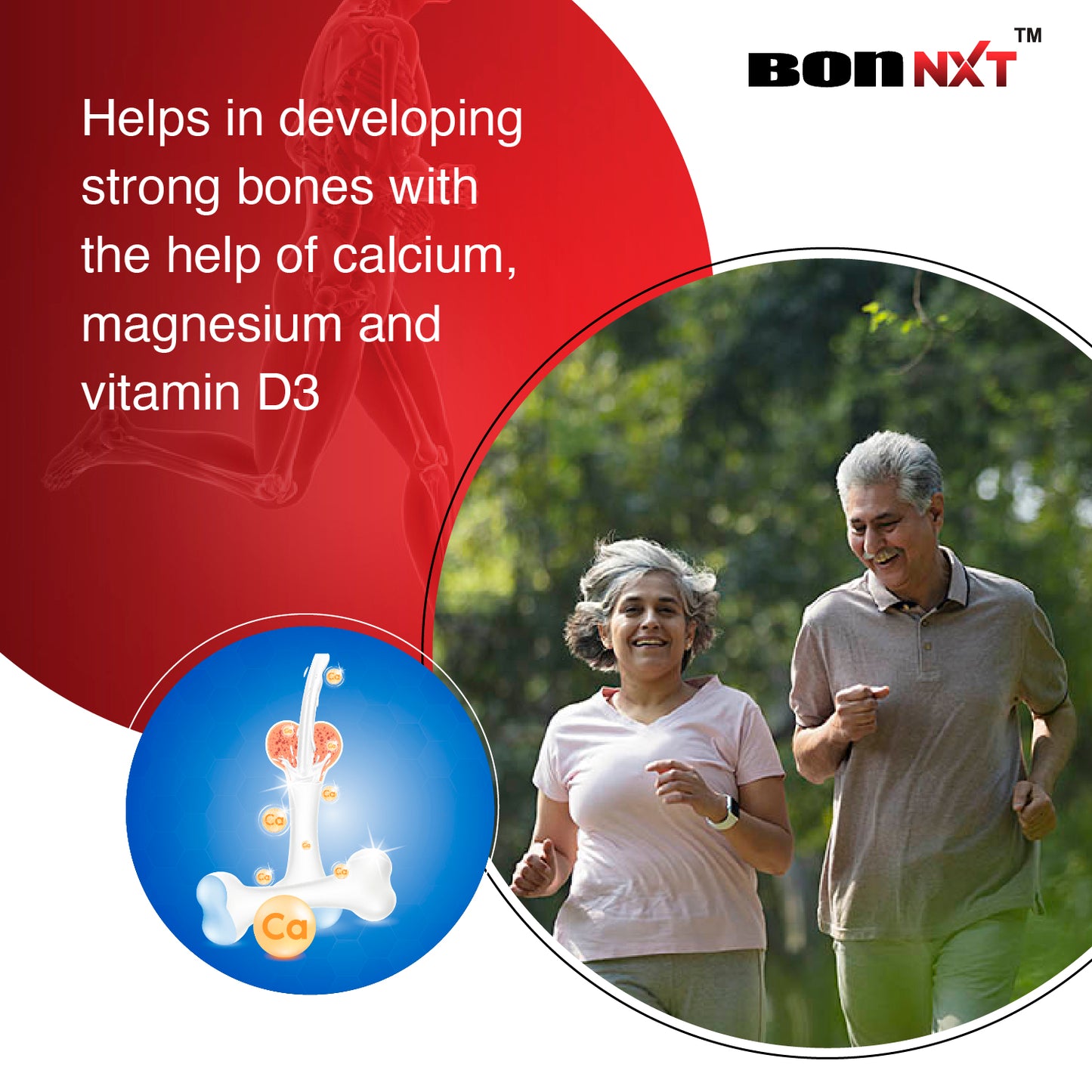 Bon NXT Multivitamin, Boosts Immunity, Improves Bone Health, Contains Zinc, Advanced Calcium, Magnesium, Vitamin D3, Vitamin B12 & Folic Acid, Daily Supplement for Men and Women